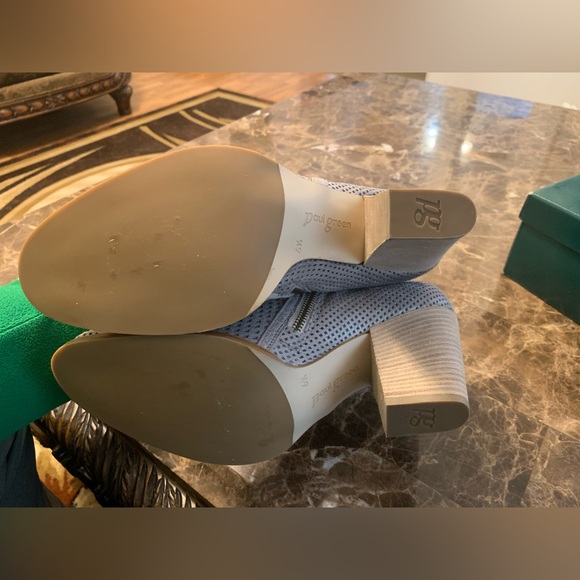 Paul Green Cougar Bootie Size 9 Smoke Brushed Metallic - Picture 6 of 8